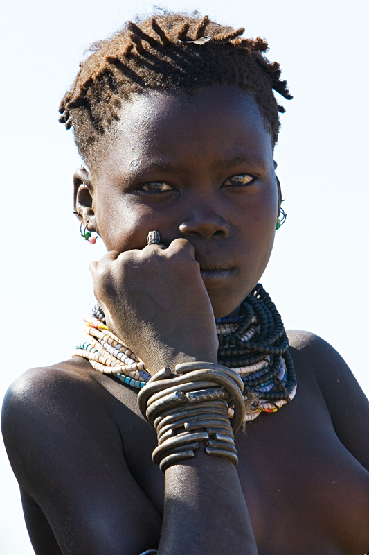 161   Young woman from the Nyangatom tribe